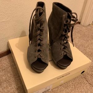 Lucky Brand Open Toe Wedge Heel